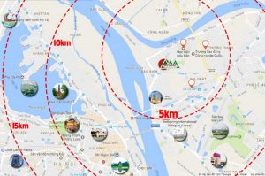 Vị trí siêu đắc địa và thuận lợi tại dự án Khai Sơn City
